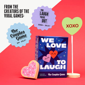 We Love to Laugh [Couples Game for 2 Players | Hilarious Relationship Card Game for Date Night, Anniversaries, Game Night | Coup