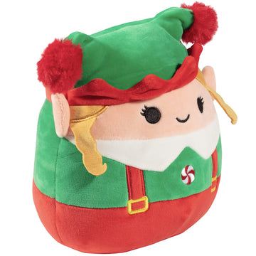 Squishmallows 8' Emmy The Christmas Elf - Official Kellytoy Holiday Plush - Soft And Squishy Stuffed Animal Toy - Great Gift For Kids, Boys, & Girls