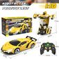 Yotoy Remote Control Car Toys - Transform Rc Cars For Kids, One Button Transformation, 360 Degree Rotating Drifting, 2.4Ghz & 1: