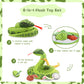 Morismos Snake Stuffed Animals Plush Toy 120 Inch Giant Snake Plush With Babies Stuffed Snake Toys For Kids Plush Party Decorations Favors Prank Props, 4 Snake Babies, 3 Snake Eggs