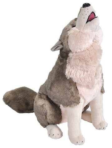 Wild Republic Howling Wolf, Plush, Stuffed Animal, Plush Toy, Gifts For Kids, 15''