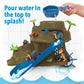 MindWare Dinosaur Color Splash Water Park Bathtub Playset - Interactive Bath Toys with Color Changing Dinosaur Figures - Gift fo