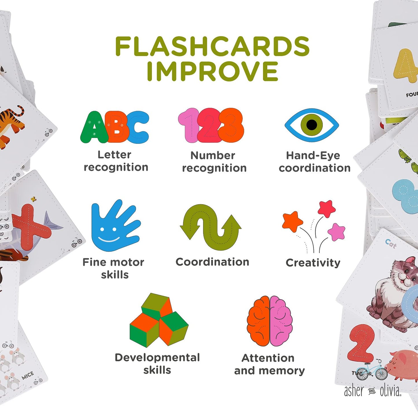 Alphabet Puzzle & ABC Wooden Puzzle Set: Number Game  Flash Cards  & Storage Bag Bundle