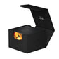 Ultimate Guard Sidewinder 133+, Deck Box For 133 Double-Sleeved Tcg Cards, Black, Magnetic Closure & Microfiber Inner Lining For Secure Storage