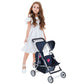 Double Baby Doll Stroller For Twin Dolls | Toy Doll Stroller For Toddlers, 4 Year Old, 5 Year Old Girls, 8 Year Old | 25    Tand