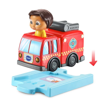 VTech CoCoMelon Go! Go! Smart Wheels Ninas Fire Truck and Track