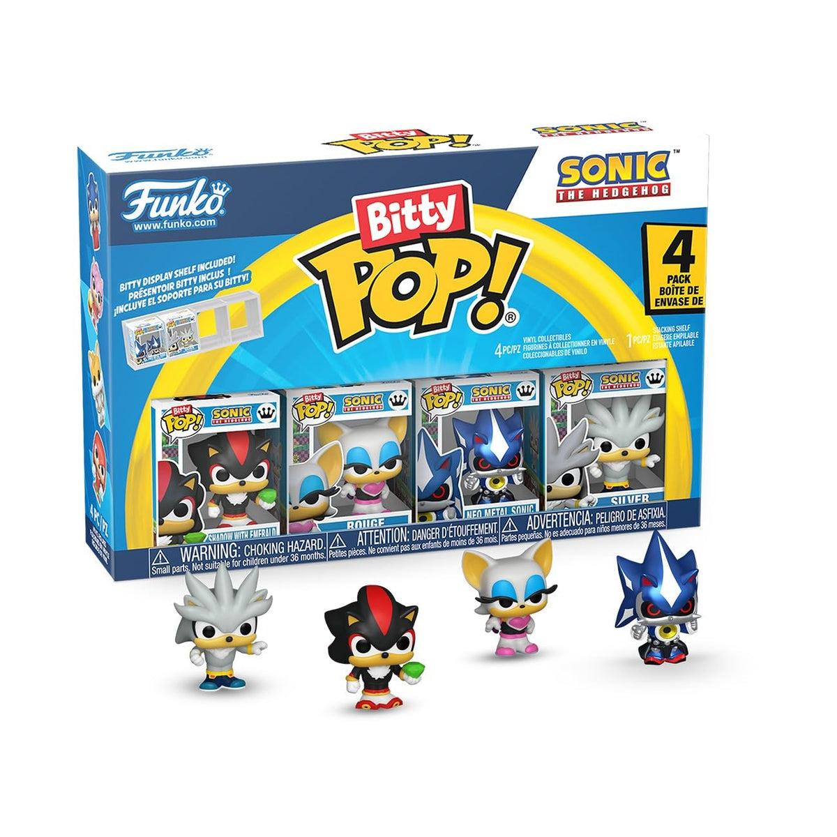 Funko Bitty POP! 4 Pack: Sonic the Hedgehog  Shadow