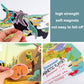 Dinosaurs Fridge Magnets For Kids, 50 Pcs Refrigerator Magnets For Toddlers, Create A Scene Magnetic Play Sticker Book Travel Game Educational Toys For Kids