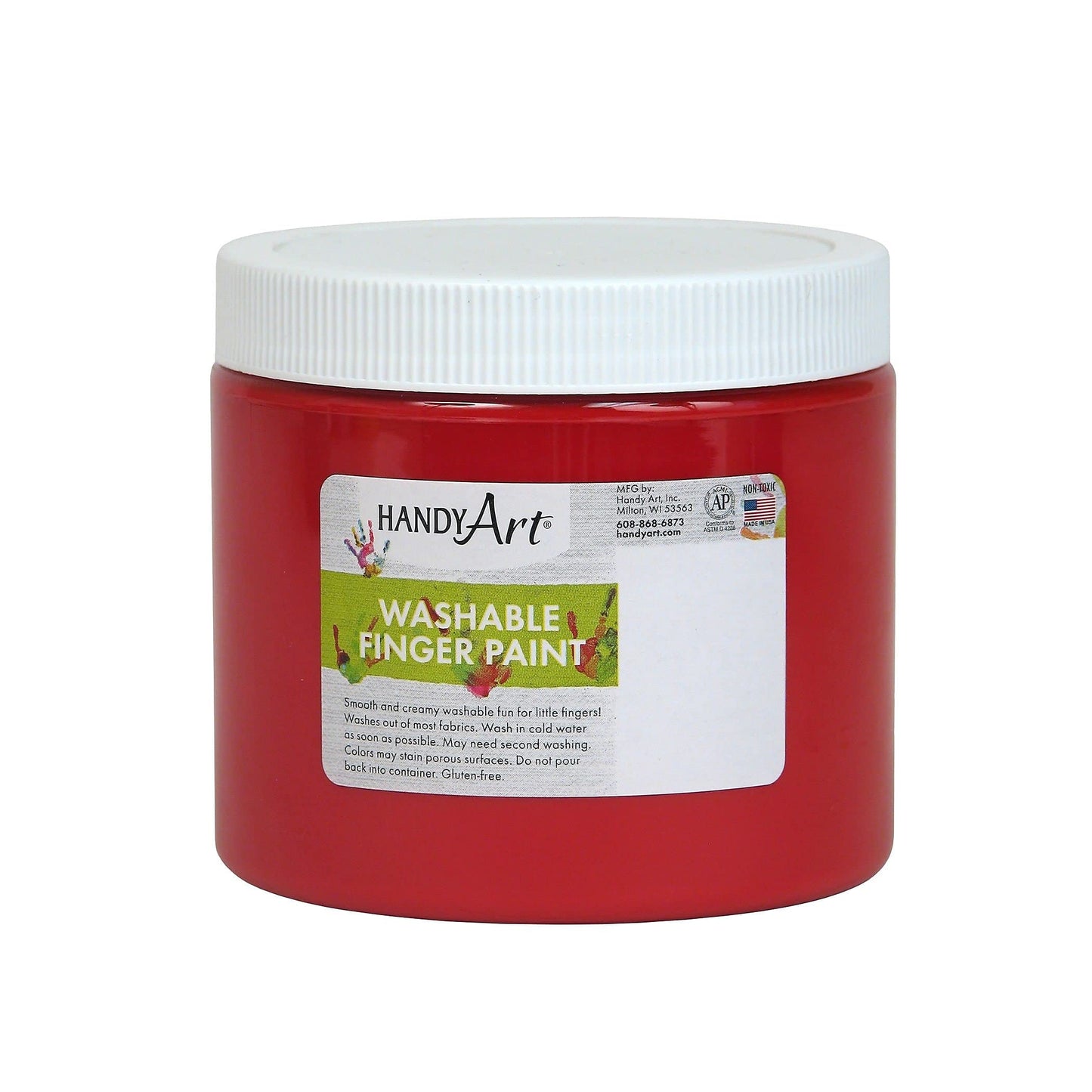 Handy Art Washable Finger Activity Paint, 128 oz, Violet