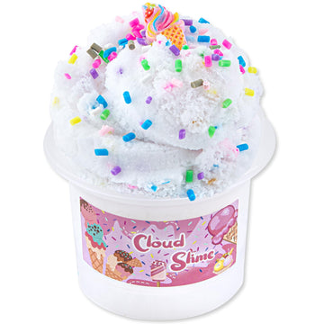 Ice Cream Cloud Slime, Super Soft And Non-Sticky Premade Slime, Slime Party Favors For Girls And Boys Ages 8-12, Slime Sensory T