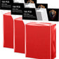 300 Matte Black Red Card Sleeves For Trading Cards, Soft Anti-Slip Tough Premium Tcg Standard Card Penny Sleeves Compatible With