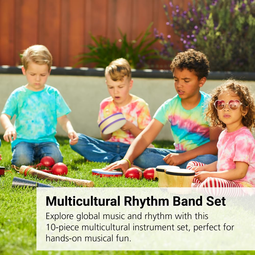 INSTRUMENT MUSIC RHYTHM MULTICULTURAL SET OF 12