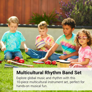 INSTRUMENT MUSIC RHYTHM MULTICULTURAL SET OF 12