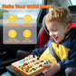Tintecusa Led Busy Board, Wooden Sensory Toys For Toddler, Montessori Music Toy For Airplane, Travel Activity Educational Learni