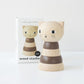Wee Gallery Wood Stacker (Cat) Classic Learning Toy For Baby Development, Motor Skills, Problem Solving Activity, Child Safe Natural Materials, For Ages 18 Months And Up