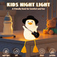 Duck Night Light, Silicone Duck Lamp, Cute Bedside Duck Goose Funny Nightlight with Dimmer and Timer for Room Decor, Duck Gifts