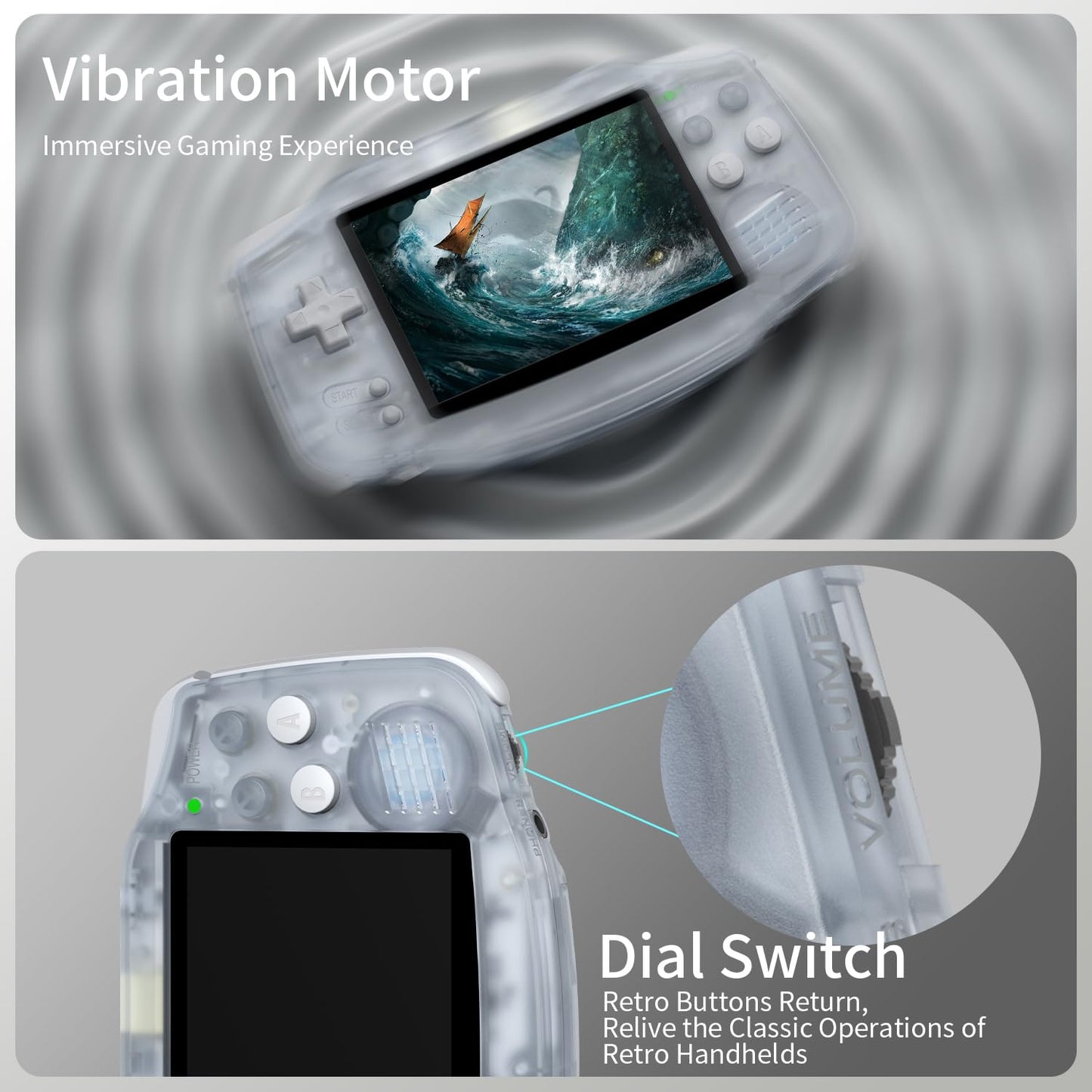 Rg34Xx Retro Handheld Game Consoles Rg34Xx Classic Retro Gaming Console 32+64G Card Preloaded Games 5000+ Rg34Xx Portable Gaming