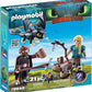 Playmobil How To Train Your Dragon Iii Hiccup & Astrid With Baby Dragon Multicolor