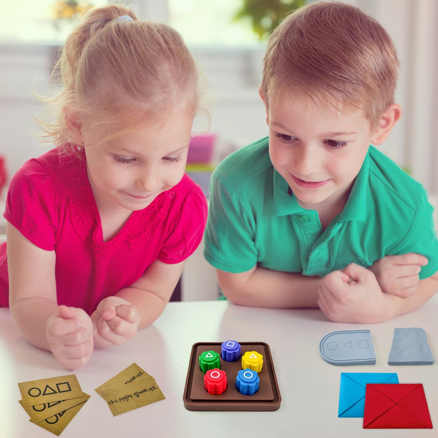 oyeftp Gonggi Korean Game, Korean Folk Game Set (Korean Traditional Play Games)- Jebi chagi, Gong-gi, Biseokchigi, Paeng-y, DDAK