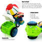 Tipmant Baby Toddler Electric Tricycle Toy Cartoon Motorcycle Vehicle Stunt Performance, Music, Luminous Lights, Kids Birthday G