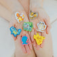 Creative Kids Pokemon Eraser 7 Pack - Pikachu, Bulbasaur, Squirtle, Charmander, Eevee, Meowth, Wobbuffet