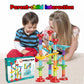 ailixinda 50 PCS Marble Run enhanced Set STEM Educational Building Block Toy Marble Track Race Set with 15 Glass Marbles for Boys & Girls Marble Maze Game Construction Building Blocks Toys for Kids
