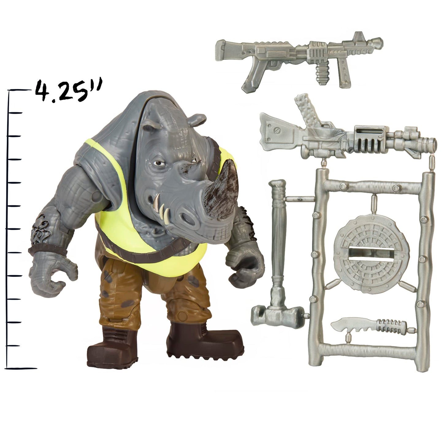 Teenage Mutant Ninja Turtles: Mutant Mayhem 3.75” Rocksteady