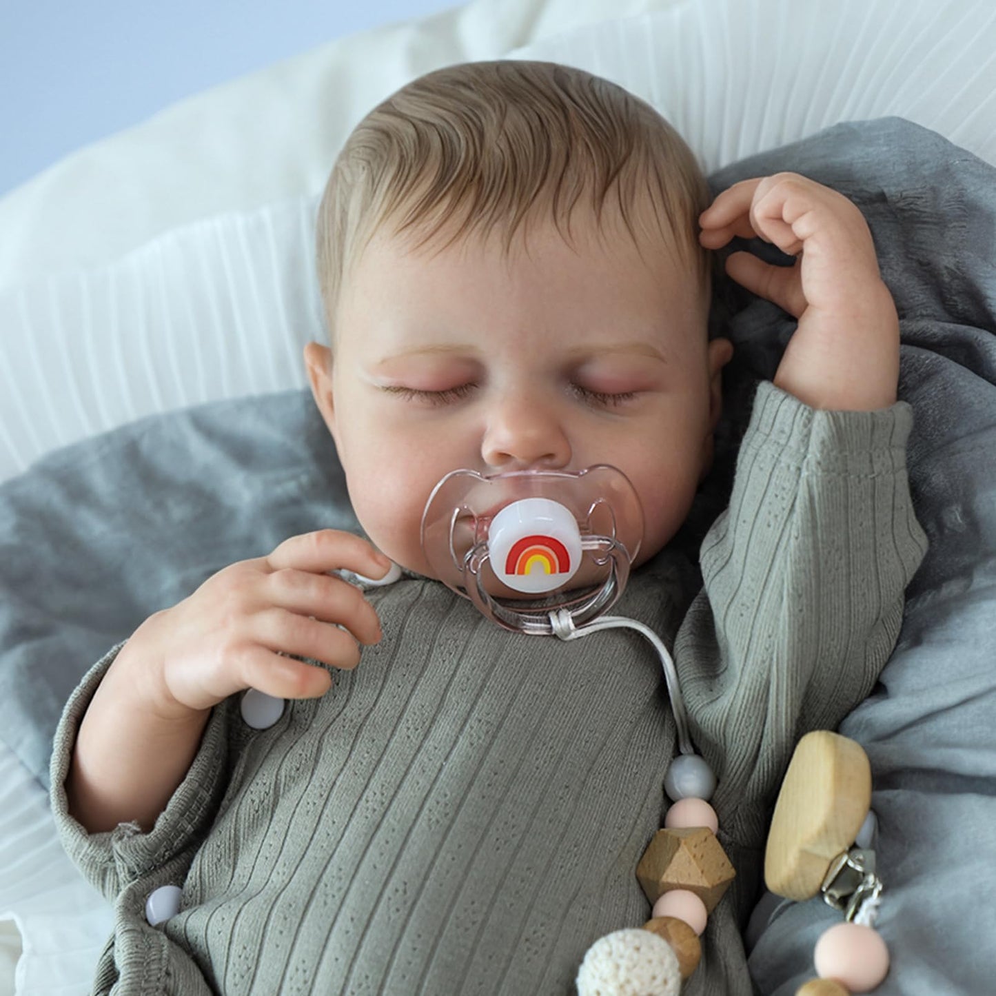 SCOM Realistic Reborn Baby Dolls  20 Inch Lifepreviously openedborn Baby Girl Doll with Full Body Vinyl  Real Life Baby Dolls with Accessories for Ages 3+ | enhanced Gift