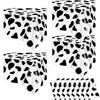 Maitys 12 Pcs Cow Tablecloth 54 x 108 Inch Cow Table Cloths for Parties Cow Tablecloth Cow Party Supplies Disposable Plastic Rec