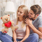 CaseTank Valentine's Teddy Bear - 10 Inch Plush Stuffed Animal, I Love You More, Cute Gift for Her, Him, Kids, Girlfriend, Boyfriend, Mom