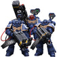 Joytoy Warhammer 40K Ultramarines, Ultramarines Desolation Marine Tactical Three Person Team 1/18 Action Figure Collection Model