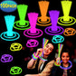 100 8'' Glow Sticks Party Pack With Accessories, Christmas Light Up Bracelets & Necklaces, Neon Glow In The Dark Party Favor Sup