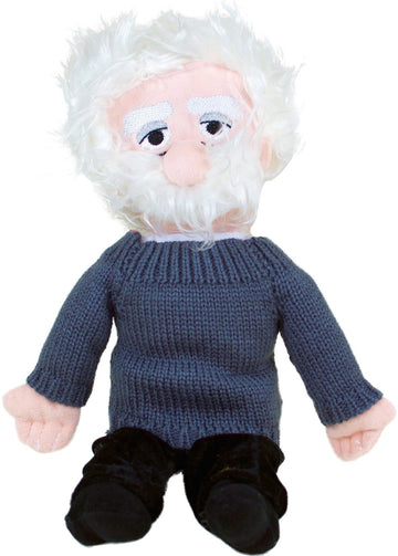 The Unemployed Philosophers Guild Albert Einstein Plush Doll, 11 inches, Soft Plush Material, Model 35