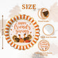 Friendsgiving Paper Plates, 50 Count Disposable Thanksgiving Dinner Plates, Happy Friendsgiving Party Decor Supplies, Funny Fall