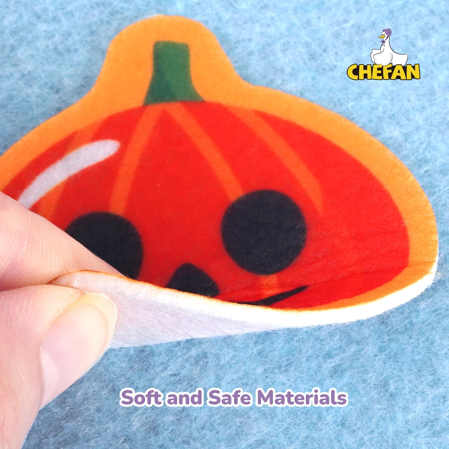 Chefan Felt Board Pieces - Holiday Seasonal Decorations, Festival Letter Board Accessories - 79 Precut Flannel Story Pieces