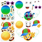 48 Piece Make a Face Own Stickers - Stickers for Kids Your Own Face Craft Reward DIY Birthday Party Supply with 8 Designs