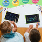 TECJOE 2 Pack LCD Writing Tablet, 8.5 Inch Colorful Doodle Board Drawing Tablet for Kids, Kids Travel Games Activity Learning To