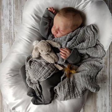 Charex Realistic Reborn Baby Dolls - Lifelike Therapy Doll 18 Inch Sleeping Newborn Real Baby Doll, Christmas Birthday Gift Set For 3+ Years Old Kids Girls Boy Toys