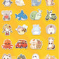 Aowdiao 100 Pcs Cute Animal Stickers For Kids Vinyl Water Bottle Stickers Cute Stuff For Kids Gifts Party Favors Classroom Must