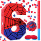 Simgoing Number 6 Spider Web Piata Bundle with Blindfold Small Piata Birthday Party Decoration for Mexican Fiesta Cinco De Mayo 