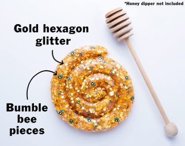 Crazy Aaron'S Trendsetters Putty Playset - Honey Hive - Clear Putty With Hidden Pieces - Non-Toxic, Never Dries Out