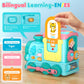 Hot Bee Talking Flash Cards For Toddlers,Learning Toys For 1 2 3 4 5 6 Year Old Boys,Montessori Toys,24-In-1 Multi Musical Train