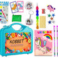 Shudaushi Unicorn Theme Gift Set For Girls, School Stationery For Girls Unicorn Theme Birthday Gift With Suitcase & All Statione