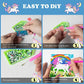 Qeuoyss 5D Diamond Art Kits For Kids Beginners Easy Kits Arts And Crafts For Kids Ages 8-12 Diamond Art Craft Set For Home Wall