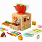 Snappsy Fine Motor Skills HandsOn Learning Activity Cube Educational Wooden Activity Cube For Toddlers, Children, Preschool, Mw