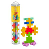 PLUS PLUS Big Construction Building Toy - 15 Piece Tropical Mix, Interlocking Plastic Blocks for Toddlers and Preschool