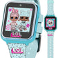 Accutime Kids Lol Surprise Light Blue Educational Touchscreen Smart Watch Toy For Girls, Boys, Toddlers - Selfie Cam, Learning Games, Alarm, Calculator, Pedometer & More (Model: Lol4299Az)