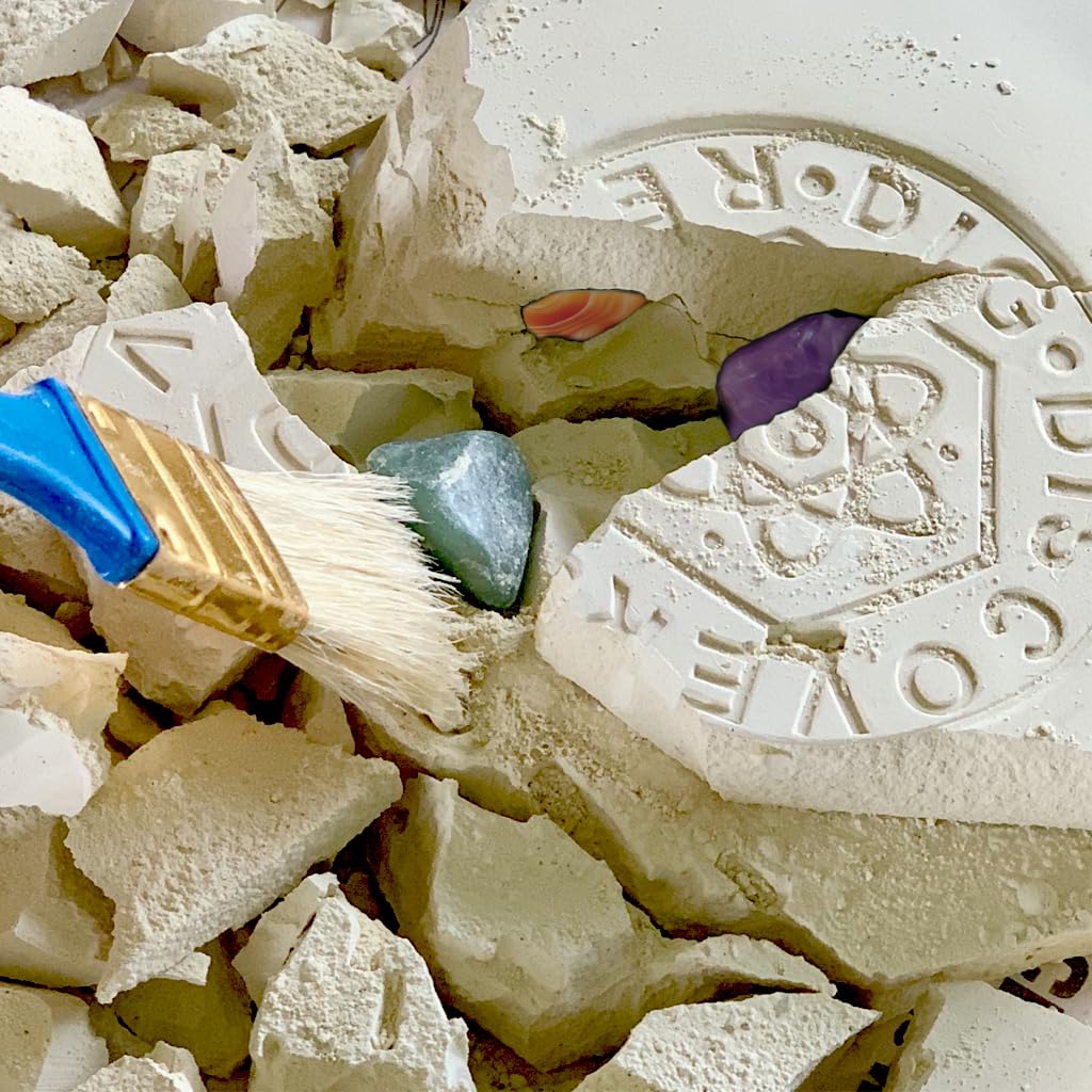 ArtSkills Epic Lab Gem Discovery, Gemstone Dig Kit for Kids, Science Kit for Kids with 10 Real Gemstones Gift for Boys and Girls