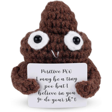 Lestp Funny Gifts Women Positive Duck Mom Emotional Support Crochet Nuggets Pickle Plush Partner Cute Birthday Gift Gag Metal He