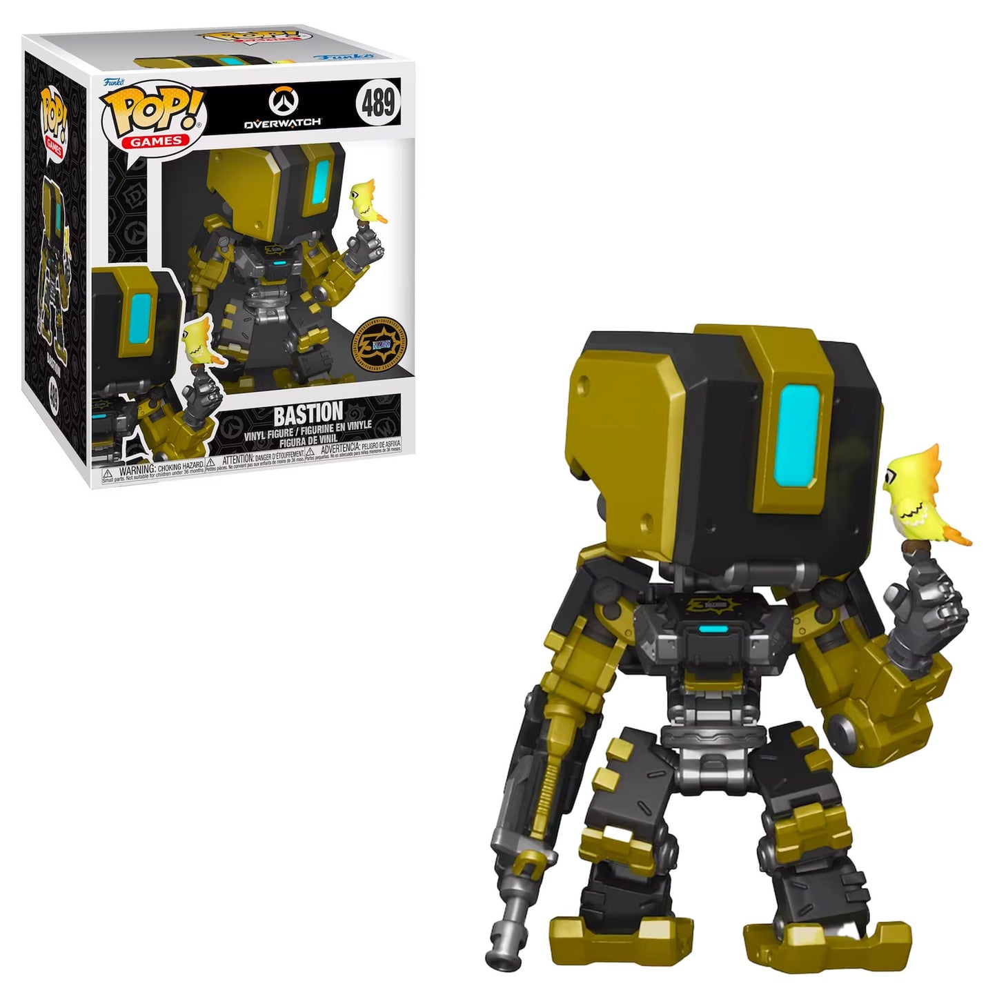 Funko Pop! Super: Blizzard 30Th Anniversary Overwatch Bastion #489 - Exclusive Collectible Vinyl Figure